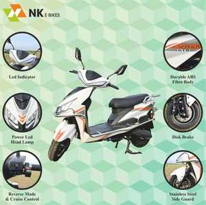 สกู๊ตเตอร์ไฟฟ้า NK GTR 1200W มอเตอร์ BLDC กันน้ำ ระยะทาง 70-110 กม. ความเร็ว 50 กม./ชม. ระบบเข้าออกแบบไร้กุญแจอัจฉริยะ - Product Image 6