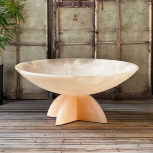 CRAFTS HUB - Tazón para Servir Clásico Tallado en Resina, Hecho a Mano, Ecológico, Duradero, de 6.5 Pulgadas, para Uso Doméstico - Product Image 1