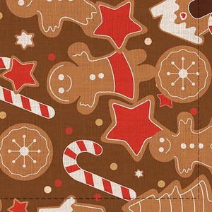 Mantel Individual Navideño 100% Algodón con Diseño Impreso para Decoración Navideña del Hogar, Hermoso Mantel Individual con Diseño Tradicional - Product Image 3