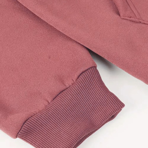 Sudadera con Capucha para Hombre, Gris, Sólida, Ecológica, Transpirable, 100% Algodón, Felpa, 300g, Cintura Elástica, Manga Larga, Informal - Product Image 4