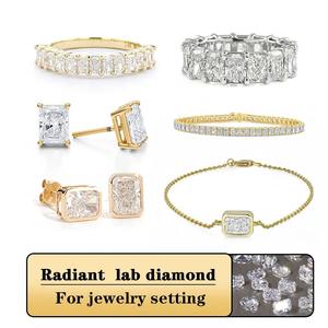 Diamant de laboratoire certifié IGI, taille Radiant, D VVS2, pierre libre, 1ct 2ct 3ct 4ct 5ct, HPHT CVD, diamant créé en laboratoire en promotion - Product Image 3