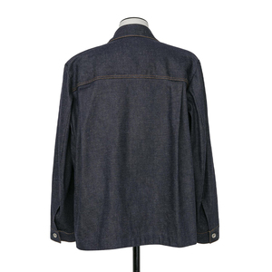 Veste en jean d'hiver avec imprimé graffiti en blanc, veste en jean surdimensionnée à manches longues pour homme, style hip-hop, personnalisée - Product Image 3