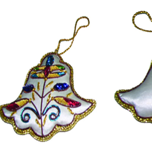 High Selling Christmas Ornaments Largest Quantity of Bell Shape Beautiful X-Mas <b>Tree</b> Decoration Purpose Handmade Hanging - Product Image 1