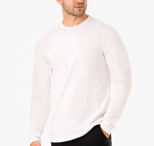 เสื้อเชิ้ตแขนยาวผู้ชายคุณภาพสูง ผ้าฝ้าย แบบเรียบ ปรับแต่งได้ คอโอ - Product Image 3