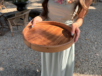 Plateau de service rectangulaire en bois de manguier vintage, fait main, taille personnalisée, poli, résistant au lave-vaisselle, vente en gros