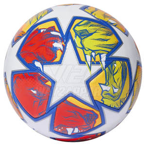 Ballon de football d'entraînement en cuir PU, taille 5, 32 panneaux, design personnalisé, fabrication sur mesure, ballons cousus à la main - Product Image 6