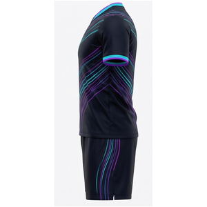 Maillot et short d'entraînement de basketball personnalisés, respirants, vêtements de sport athlétiques, style streetwear moderne, équipement d'équipe MALUZA INDUSTRIES - Product Image 4