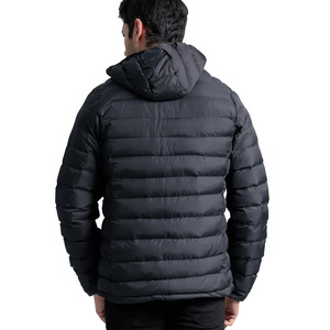 Veste matelassée imperméable pour homme, fermeture éclair, polyester/nylon, haute qualité, vêtements d'hiver pour homme. - Product Image 4