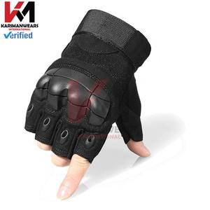 Guantes de paintball duraderos con acolchado resistente a los golpes, correa de muñeca ajustable, guantes tácticos de dedo completo para exteriores - Product Image 2