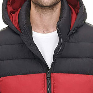Men's Winter Hooded Red and Black Puffer Jackets <b>Warm</b> Thick Top Quality Down Coats Male Winter Down Man Puffer Jackets - Product Image 5