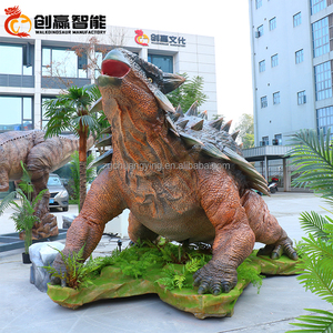 TAMAN DINOSAURUS kelas atas Ankylosaurus animatronik - Product Image 5