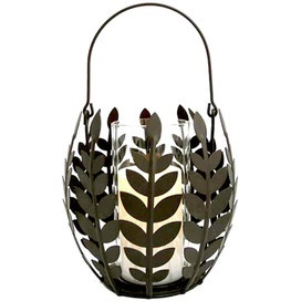 Lanterne carrée vintage avec découpes circulaires pour l'éclairage des bougies, décoration élégante pour la maison, éclairage d'appoint pour le salon ou la chambre à coucher - Product Image 6