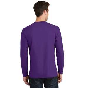 เสื้อยืดผู้ชายสำหรับออกกำลังกายในยิมและใส่วิ่งบนถนนเสื้อยืดสำหรับผู้ชายแขนยาวระบายอากาศได้ทำจากวัสดุเนื้อนุ่ม - Product Image 5