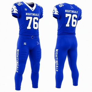 Uniforme de Fútbol Americano de Primera Calidad a Precio Razonable, Uniforme Personalizado para Equipos Nacionales de Fútbol, 100% Poliéster con Elasticidad en Cuatro Direcciones - Product Image 3