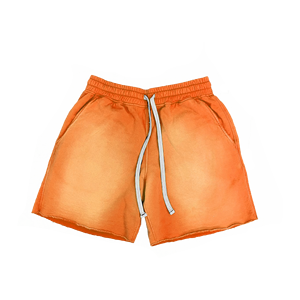 Shorts en molleton personnalisés en gros, 350 g/m², shorts en molleton bouclette embossés, shorts streetwear pour les marques streetwear américaines - Product Image 3