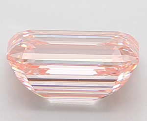 Diamant rose intense fantaisie de qualité supérieure, taille émeraude naturelle, 3,90-4,05 carats, certifié VS1, pierre précieuse non montée pour collection de joaillerie fine - Product Image 1