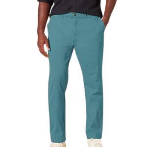 Pantalon chino pour homme, coupe slim, style décontracté, couleur bordeaux, pantalon en coton rouge vin pour homme, vêtements haut de gamme - Product Image 4