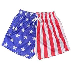 Pantalones Cortos de Lona con Estampado por Sublimación de Moda de Verano con Logotipo Personalizado, Pantalones Cortos Deportivos Transpirables de Poliéster 100% para Hombre - Product Image 6