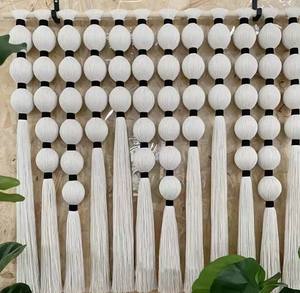 Tapiz de Macramé Hecho a Mano, Decoración de Pared Esférica, Adorno de Pared para el Hogar, Decoración de Lujo para Sala de Estar - Product Image 2