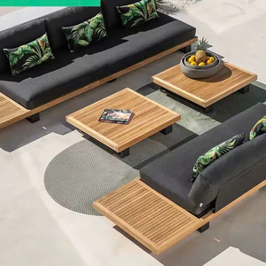 ชุดโซฟาไม้เนื้อแข็งสไตล์โมเดิร์นมินิมอล สำหรับห้องนั่งเล่นในอพาร์ทเมนต์  รับผลิตตามแบบ OEM ODM ปรับเปลี่ยนได้ เป็นมิตรกับสิ่งแวดล้อม โฟมทนทาน ผลิตในเวียดนาม - Product Image 1