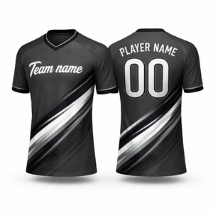 Camiseta de Fútbol Unisex 100% Poliéster, Ropa Deportiva Transpirable, para Entrenamiento Deportivo, Running, Manga Corta, Secado Rápido, Ligera - Product Image 5