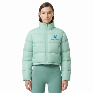 Women High Quality Puffer <b>Jacket</b> Women Casual Winter <b>Cropped</b> Puffer <b>Jacket</b> Women Bubble Coats - Product Image 5