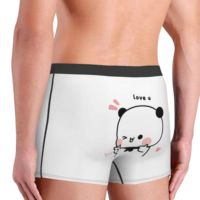 Caleçons Boxers Sublimés Mi-Haute pour Hommes, Imprimés Personnalisés, Extensibles, Respirants, Séchage Rapide, Anti-Bactériens, Vente en Gros