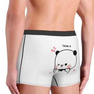 Wholesale Mens Sublimated <b>Boxer</b> Briefs <b>Custom</b> Printed Stretch Underwear Breathable Quick Dry Private Label OEM Manufacturer Bulk - Product Image 3