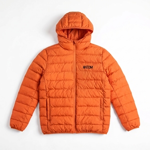 Winter Custom Hooded Stand Collar Embroidery Shiny Puffer Jacket Heavy Designer Puff <b>Padded</b> <b>Coat</b> Oversized 2026 Mens - Product Image 4