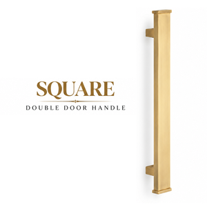 Manija Cuadrada Mate Antigua para Puerta Principal, Diseño Moderno Premium para Puertas de Vidrio y Principales - Product Image 1