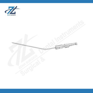 Tube d'aspiration Frazier en acier inoxydable, instrument chirurgical d'aspiration avec contrôle par le doigt pour la neurochirurgie et la chirurgie générale - Product Image 3