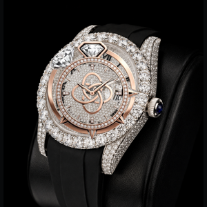 Montre de luxe pour homme en moissanite VVS, entièrement sertie de diamants, bracelet en acier inoxydable - Product Image 2