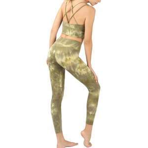 Conjuntos Deportivos de Gimnasio para Mujer al por Mayor de Alta Calidad: Sujetador Deportivo Elegante, Leggings Acanalados Ecológicos para Yoga y Entrenamiento - Product Image 3