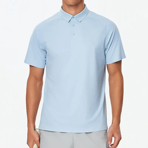 High Elasticity Tennis and Golf Polo <b>Shirts</b> Men Low MOQ Training Performance Apparel Supplier Sportswear Outfit Athletic Polos - Product Image 3