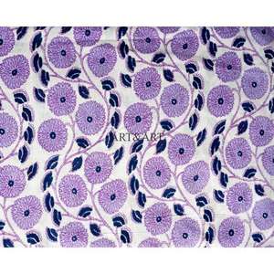 ผ้าฝ้ายพิมพ์ลายคุณภาพสูง สีสันสดใส ลวดลายโดดเด่น วัสดุสิ่งทอ ผ้าฝ้ายหรูหรา - Product Image 1