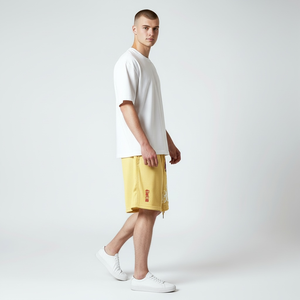 Ballon de basketball personnalisé avec logo, en polyester de haute qualité, sérigraphié, double couche, couture intérieure de 5 pouces, pour hommes, style urbain, couleur unie - Product Image 5