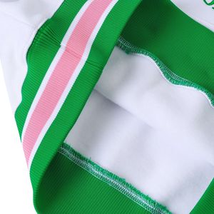 เสื้อฮู้ด AKA White Prep Unisex สีชมพูแต่งขอบสีเขียว เสื้อสเวตเชิ้ตแบบสวมหัวลำลอง ผ้าฟลีซมีฮู้ด แฟชั่นเสื้อผ้าคอลเลคชั่น - Product Image 5