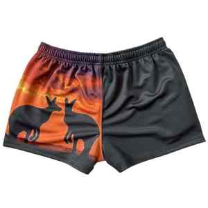 Pantalones Cortos de Rugby Personalizados, Tela Polytwill Transpirable, Ropa Deportiva Informal para Niños y Adultos con Etiqueta Personalizada - Product Image 5