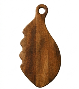 Tabla de Cortar de Madera de Mango Irregular Personalizada con Borde Ondulado, Tabla de Cocina para Cortar Alimentos con Acabado en Nogal, Tabla de Charcutería - Product Image 2