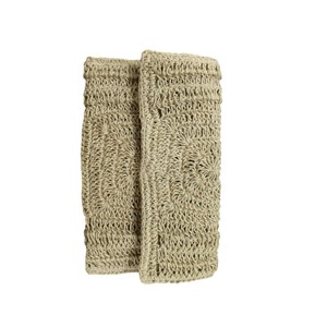 Bolso de mano de paja tejido a mano para mujer, cartera de playa de verano, cartera tipo sobre tejida con correa de cadena desmontable - Product Image 6