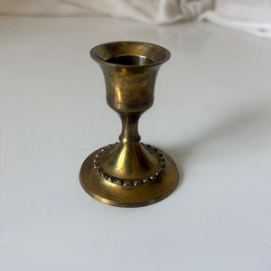 <b>Brass</b> <b>Candlestick</b> Holder Single Taper Candle Stand Heat Resistant Home Decoration <b>Antique</b> Style Tabletop - Product Image 2