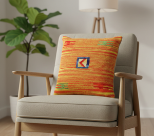 Funda de Cojín Cuadrada de Algodón Tejido a Mano al por Mayor con Cierre de Cremallera, Diseño Moderno, Lavable, Antiarrugas, Estampados Florales, Personalizable - Product Image 3