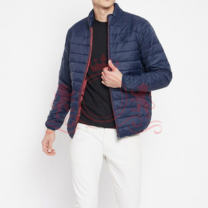 <b>Top</b> Quality Puffer Jacket Cold Weather Outerwear Quilted Body Elastic Cuff Full Zip Practical Wear For <b>Men</b> - Product Image 2