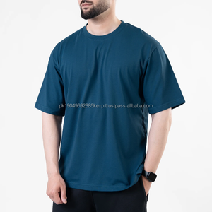 Camiseta Casual Elegante para Hombre, Antiencogimiento, Logotipo Personalizado, 100% Algodón de Punto, 220 GSM, Camisetas Unisex Modernas con Hombros Caídos - Product Image 2