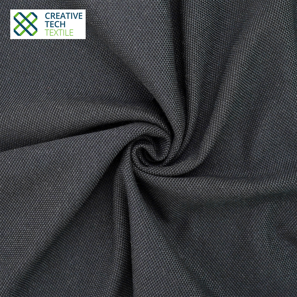 RCO-CK0038 Recycled Seawool/Polyester/Cotton Blend Knitted Fabric Sustainable Eco-Friendly Pique Medium Weight 190GSM