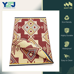 Thailand Origin Supplier Selling <b>Waterproof</b> and Easy to Clean Outdoor Carpets 100% Polypropylene Plastic Jacquard <b>Mat</b> for Sale - Product Image 3