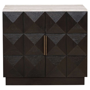 Meuble de salon modulaire en bois de manguier massif, écologique et moderne, grande capacité, 2 portes, portes à panneaux plats, marque Chandni Rajasthan - Product Image 3