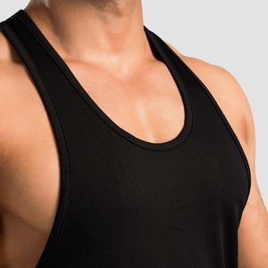 เสื้อยืดออกกำลังกายผู้ชายแบบสั่งทำพิเศษ เนื้อผ้ายืดหยุ่นสูง แห้งเร็ว ไม่มีแขน เหมาะสำหรับวิ่งและออกกำลังกายในยิม - Product Image 5