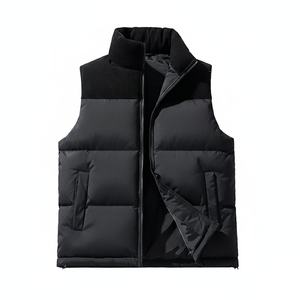 Chaleco Acolchado Casual de Invierno para Hombre, Chaqueta sin Mangas Cálida, Ligera, Térmica, Cortavientos, para Actividades al Aire Libre - Product Image 1