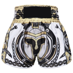 Custom Design Printed <b>Stretch</b> 100% Polyester Kick Boxing Muay Thai MMA Shorts Sublimation Washed Technique Fight Training Boxing - Product Image 1
